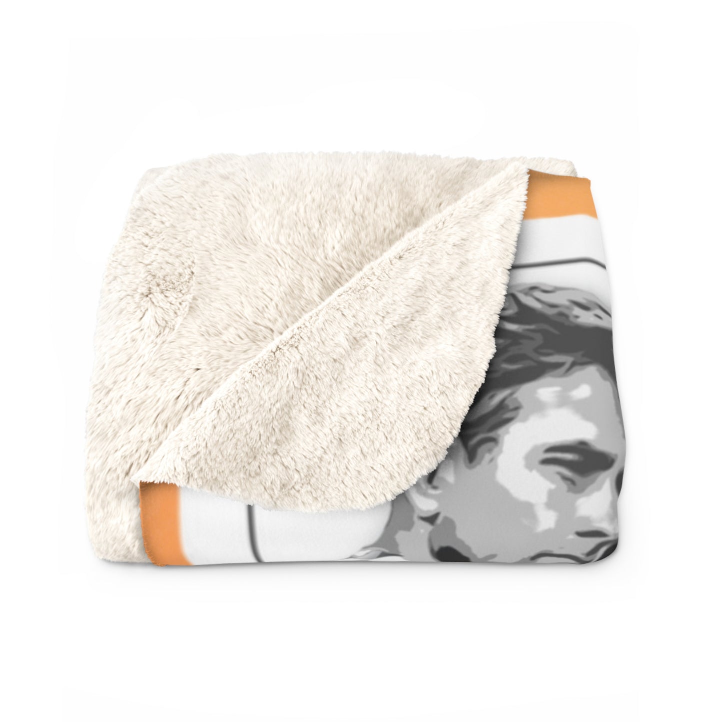 Donnie Color Sherpa Fleece Blanket