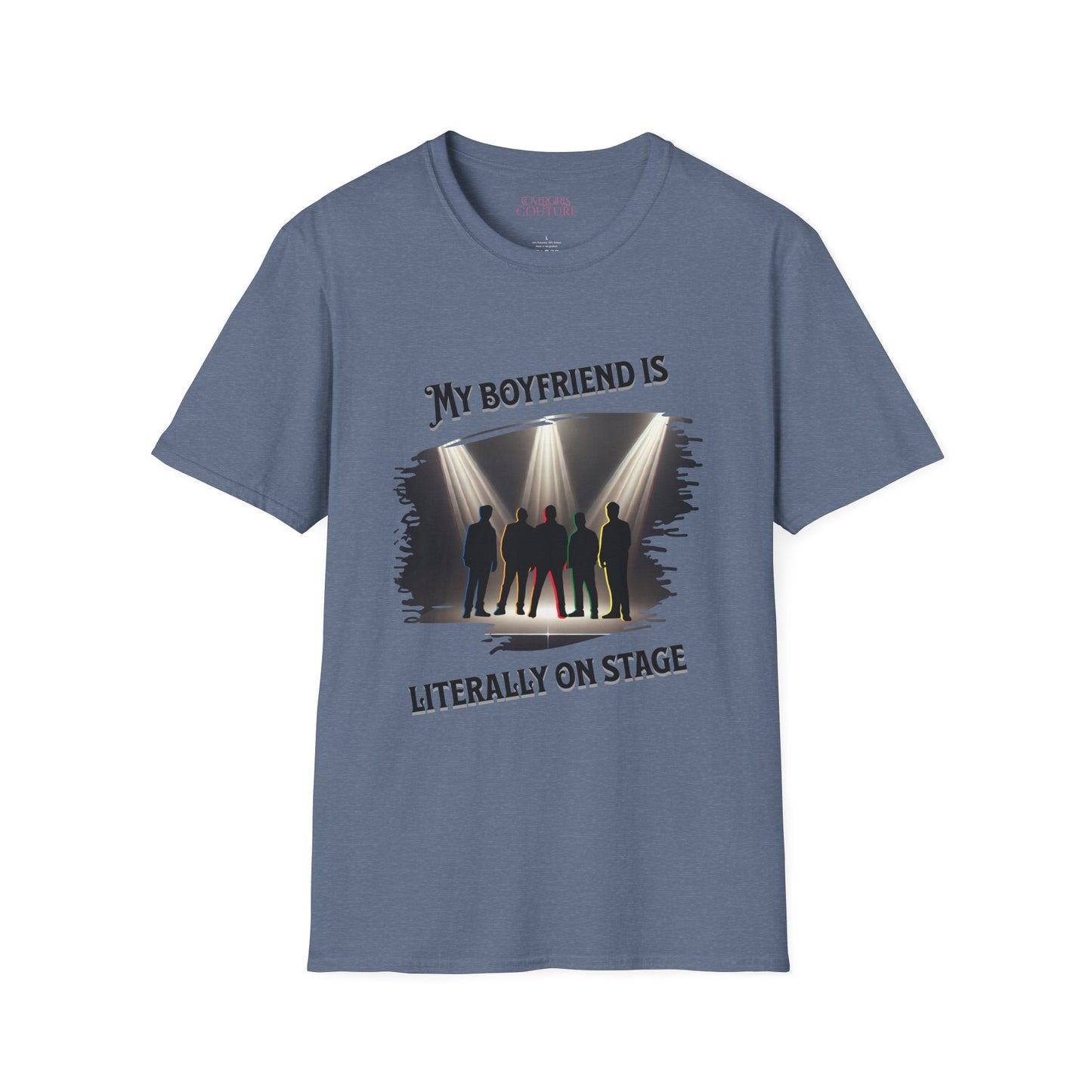 Unisex Softstyle T-Shirt - 'My Boyfriend Is Literally On Stage' Graphic Tee, Concert Fan Shirt, Gift for Music Lovers, Casual Everyday [...]
