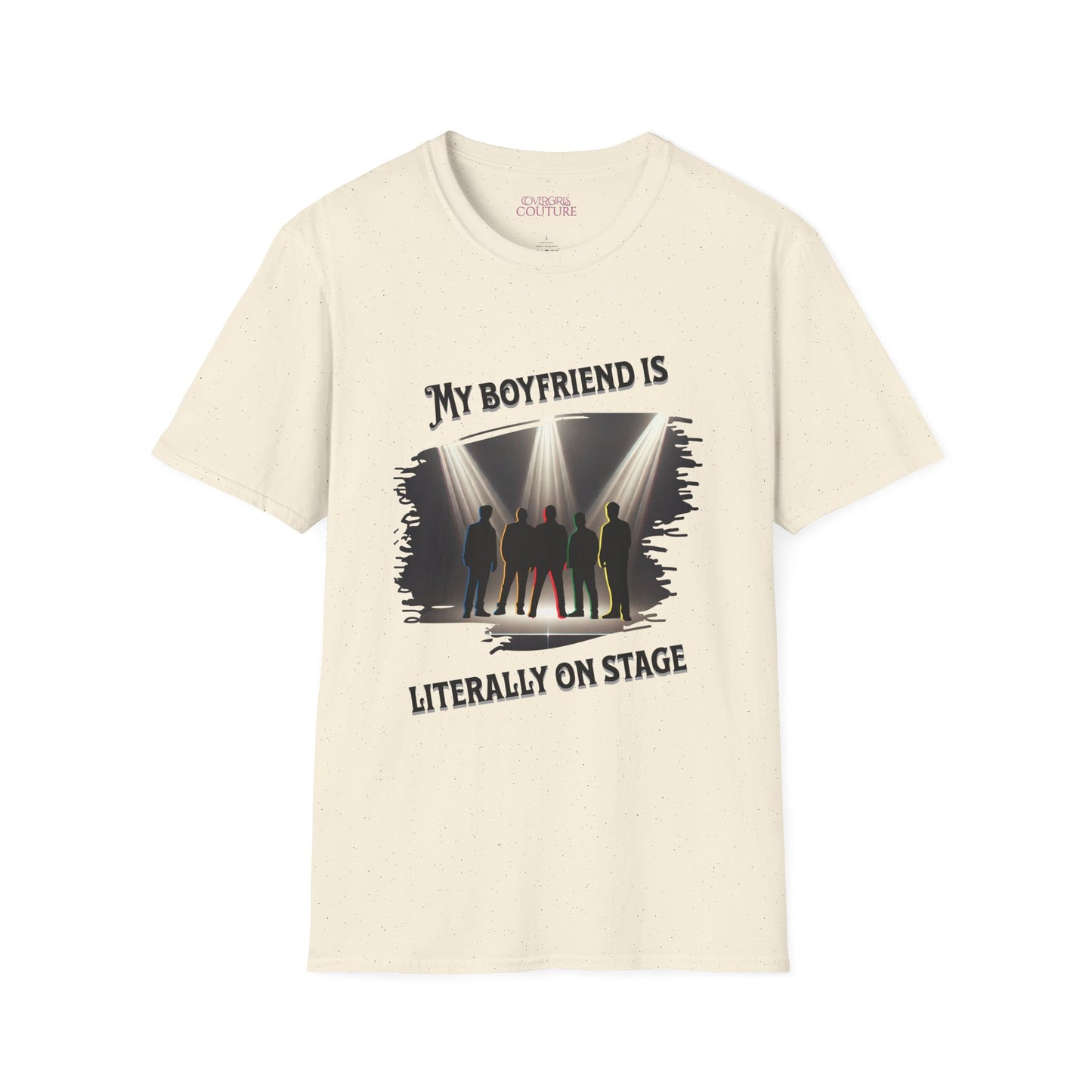 Unisex Softstyle T-Shirt - 'My Boyfriend Is Literally On Stage' Graphic Tee, Concert Fan Shirt, Gift for Music Lovers, Casual Everyday [...]