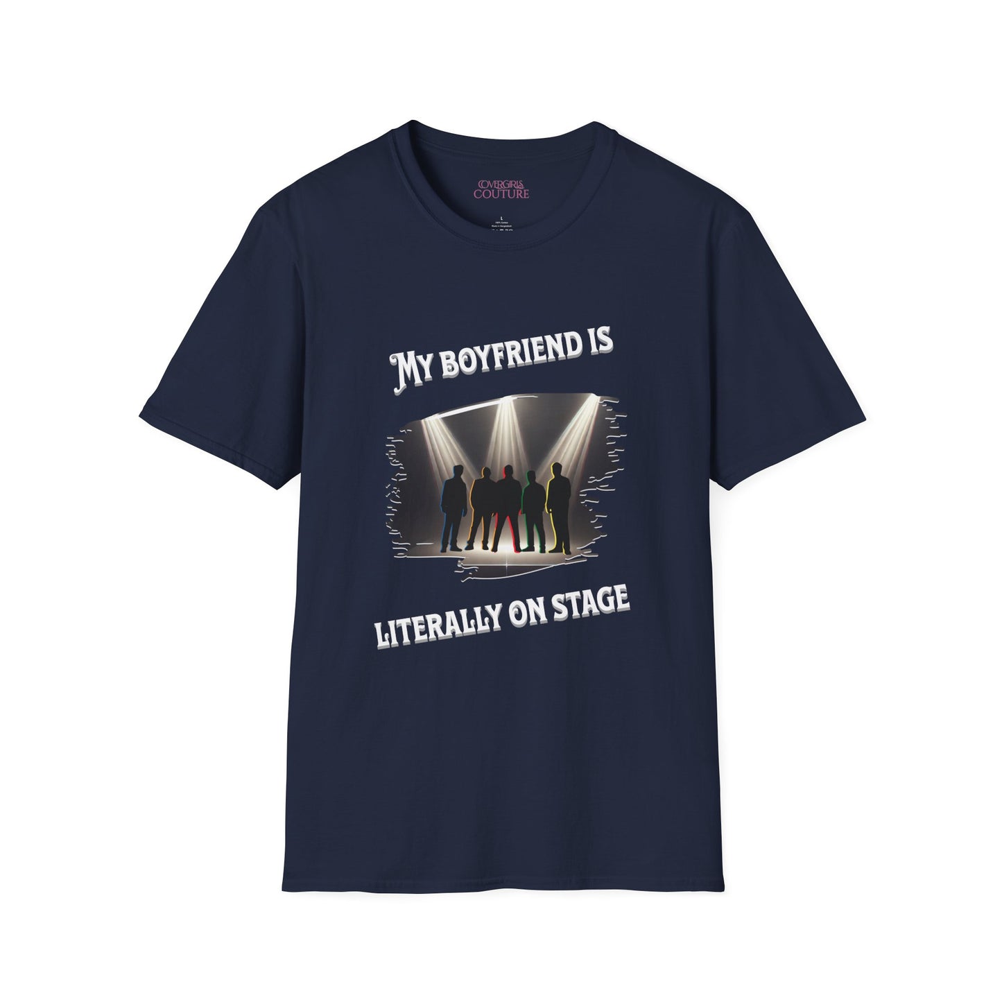 Boyfriend Concert T-Shirt, Unisex Softstyle Tee, Concert Apparel, Music Lover Gift, Stage Fan Shirt, Birthday Gift for Her, Casual Wear