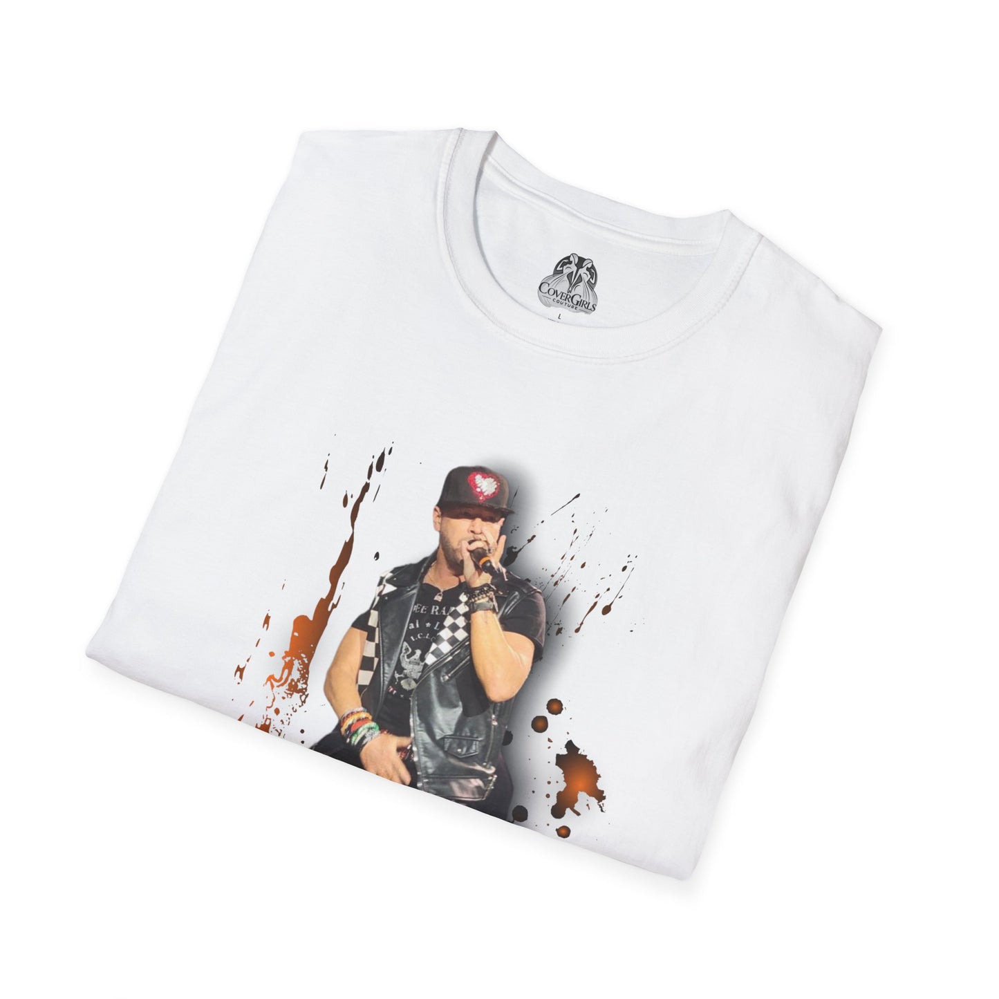 Donnie Splatter White Unisex Softstyle T-Shirt