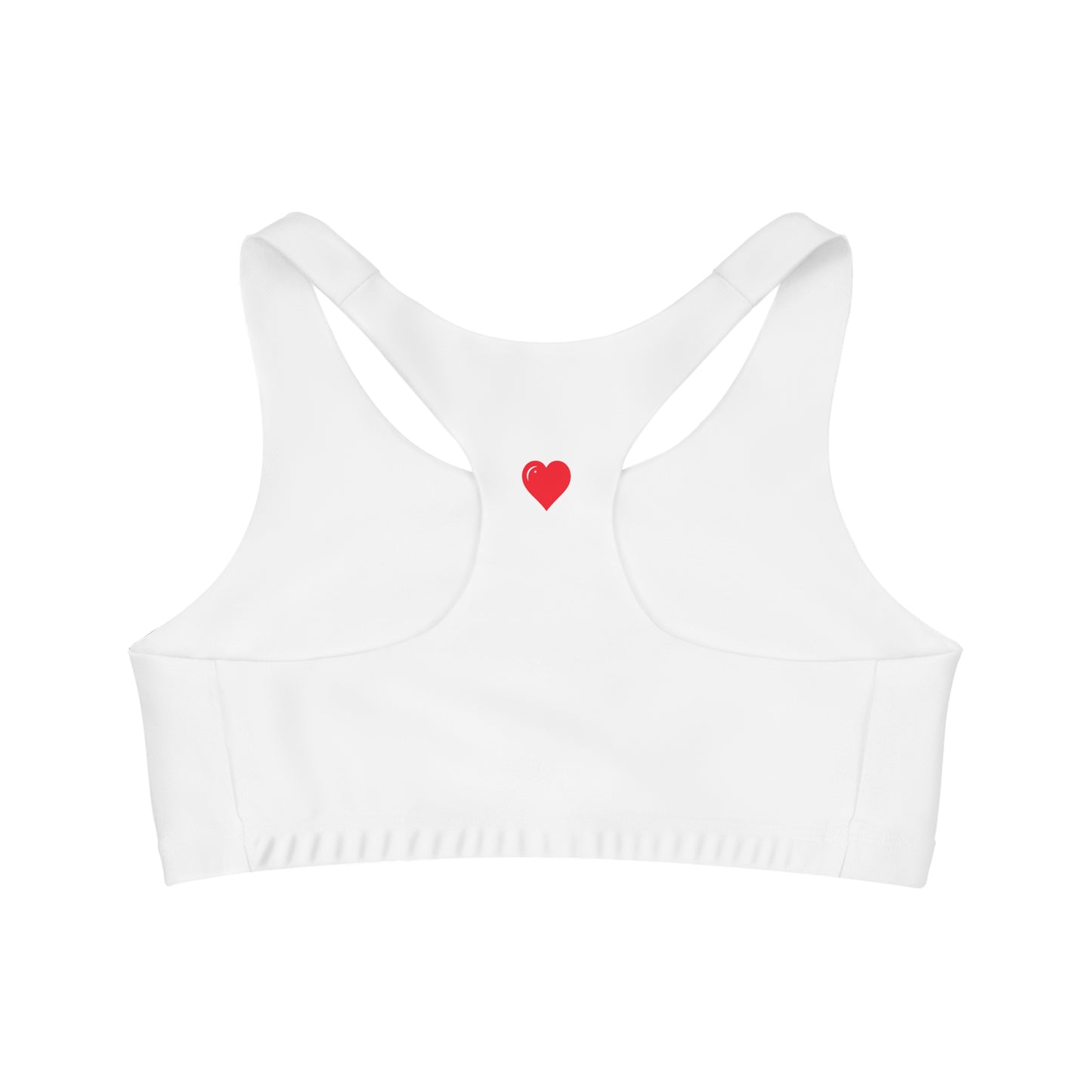 Jordan White Seamless Sports Bra