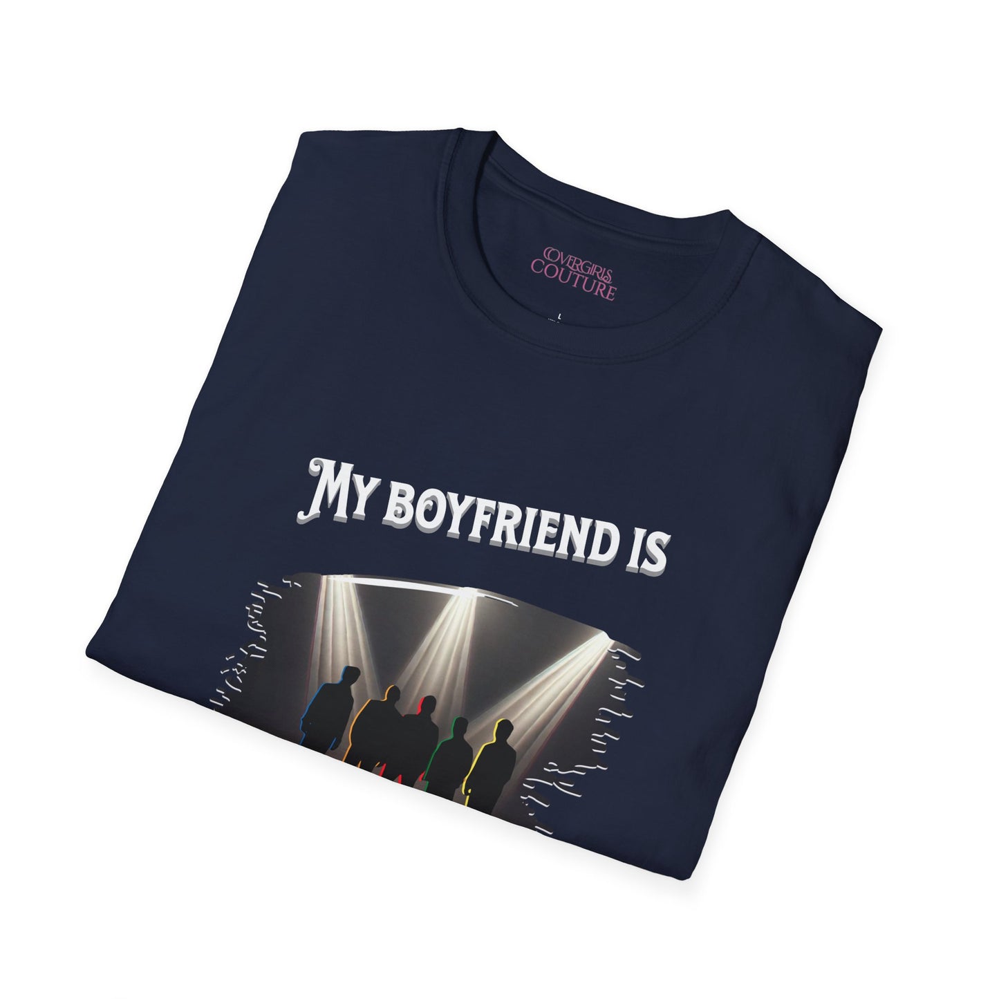 Boyfriend Concert T-Shirt, Unisex Softstyle Tee, Concert Apparel, Music Lover Gift, Stage Fan Shirt, Birthday Gift for Her, Casual Wear