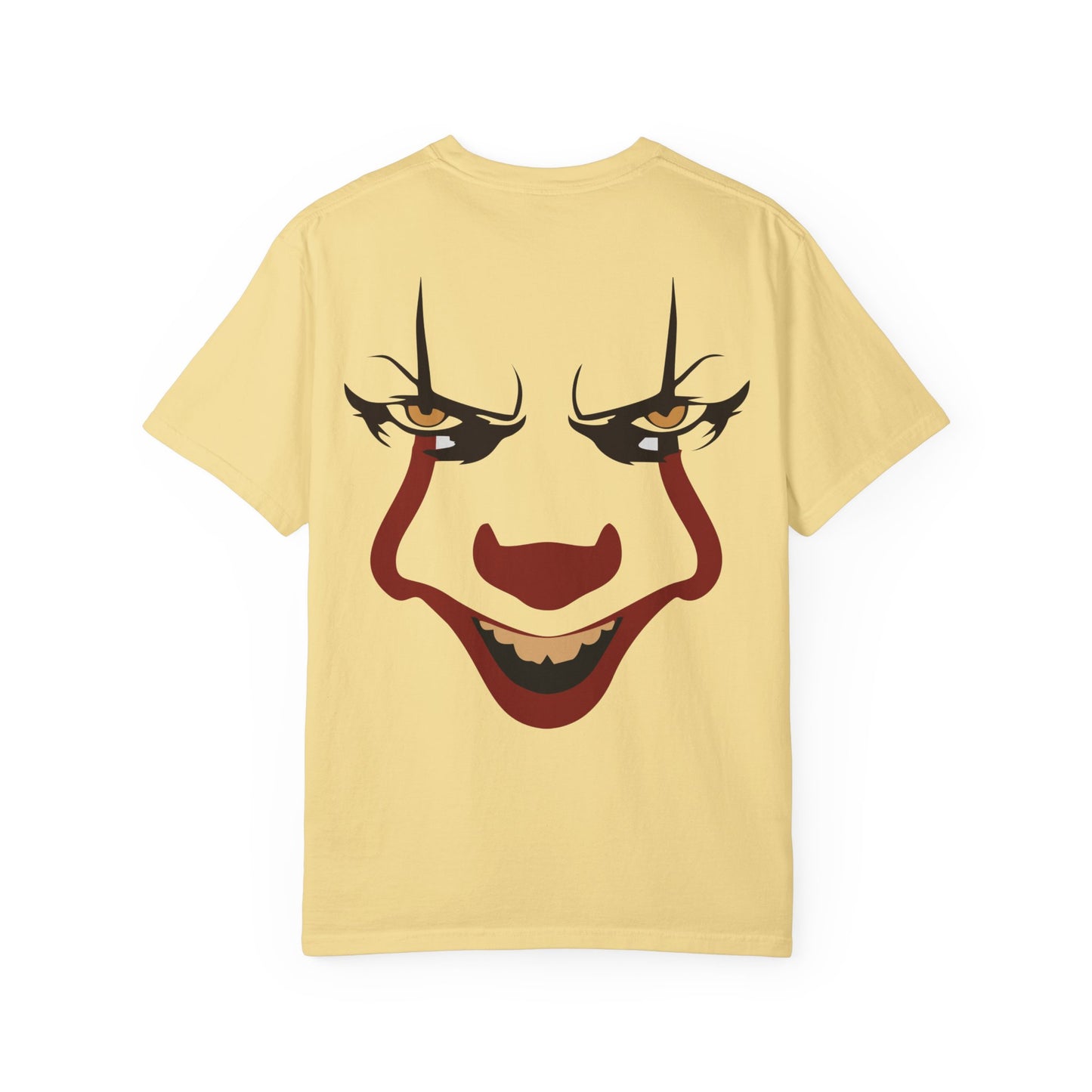 Creepy Clown Graphic T-shirt, Unisex Halloween Tee, Horror Movie Fan Gift, Spooky Shirt, Casual Streetwear