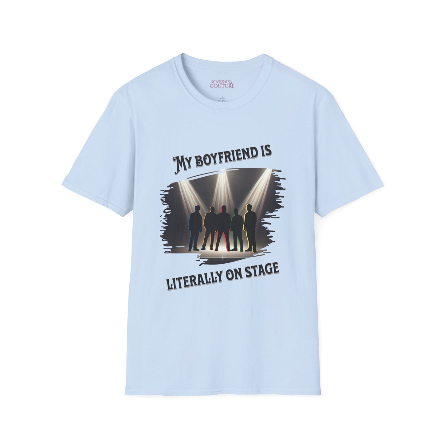 Unisex Softstyle T-Shirt - 'My Boyfriend Is Literally On Stage' Graphic Tee, Concert Fan Shirt, Gift for Music Lovers, Casual Everyday [...]