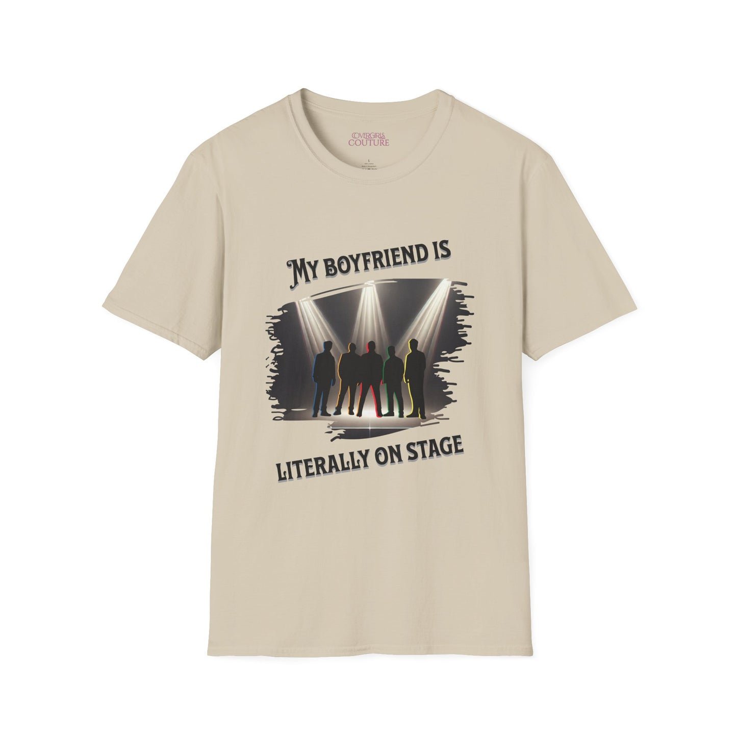 Unisex Softstyle T-Shirt - 'My Boyfriend Is Literally On Stage' Graphic Tee, Concert Fan Shirt, Gift for Music Lovers, Casual Everyday [...]