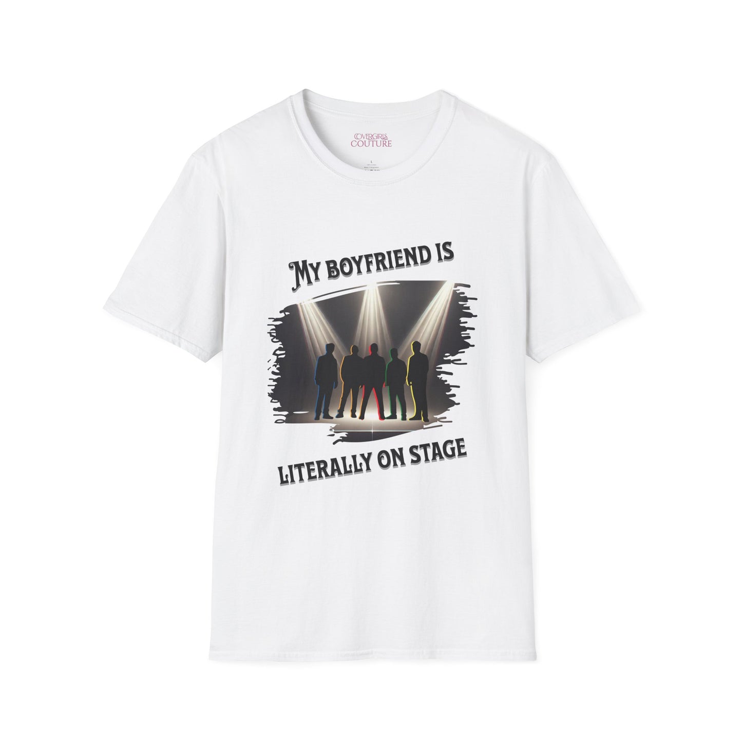 Unisex Softstyle T-Shirt - 'My Boyfriend Is Literally On Stage' Graphic Tee, Concert Fan Shirt, Gift for Music Lovers, Casual Everyday [...]