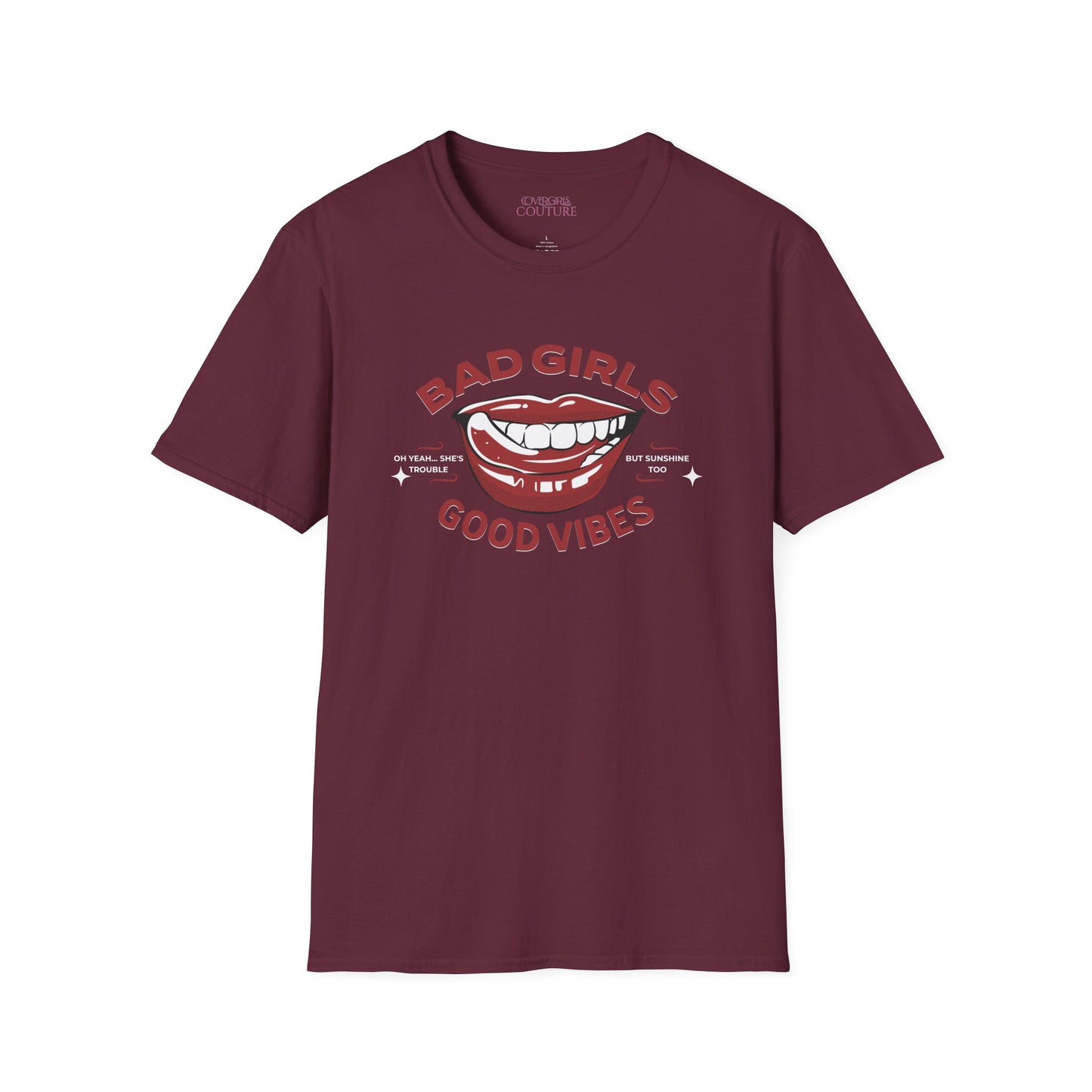 "Bad Girls, Good Vibes" Unisex Softstyle T-Shirt