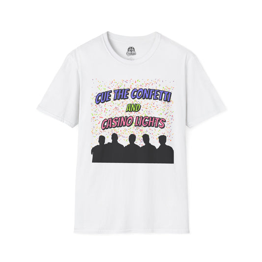 Confetti White Unisex Softstyle T-Shirt