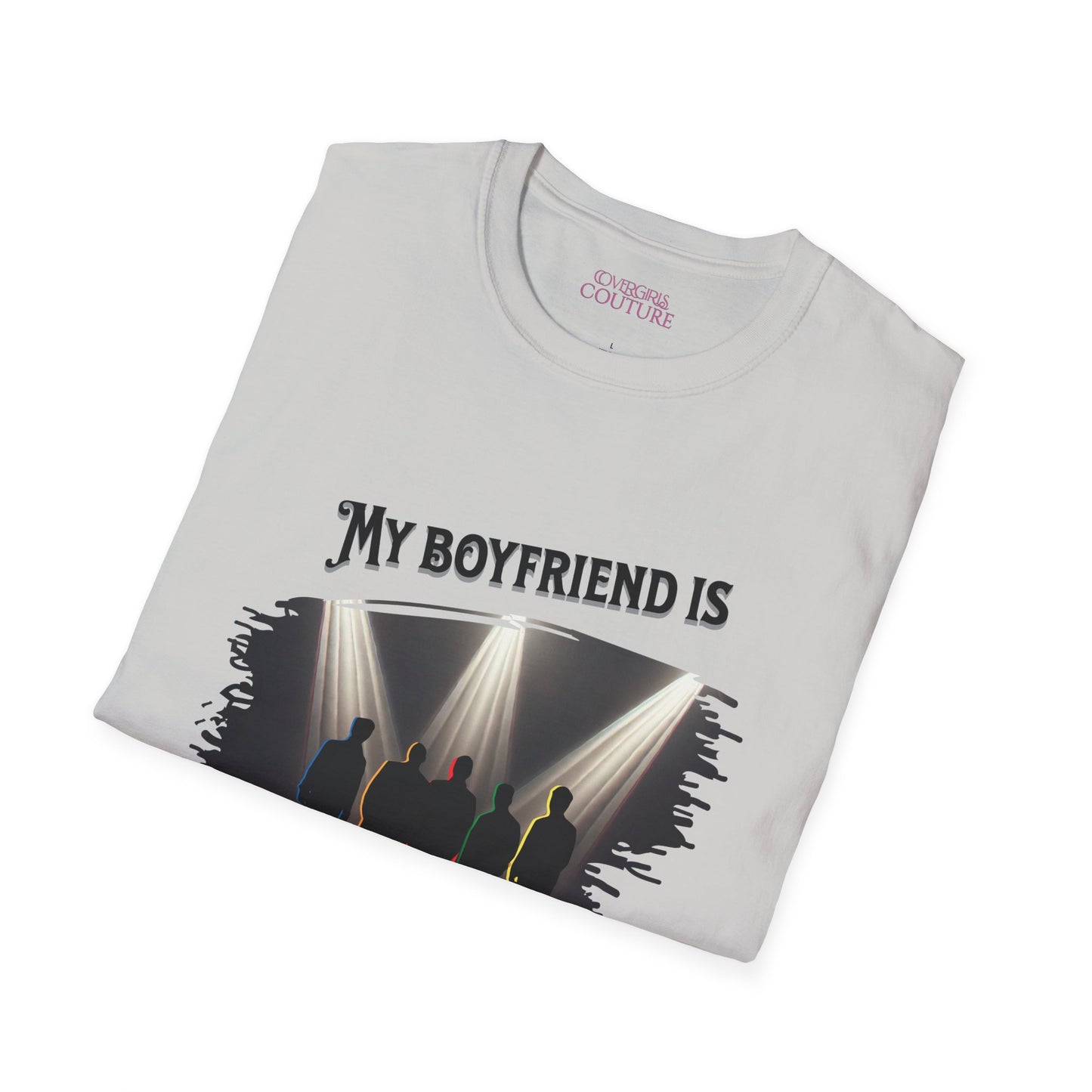 Unisex Softstyle T-Shirt - 'My Boyfriend Is Literally On Stage' Graphic Tee, Concert Fan Shirt, Gift for Music Lovers, Casual Everyday [...]