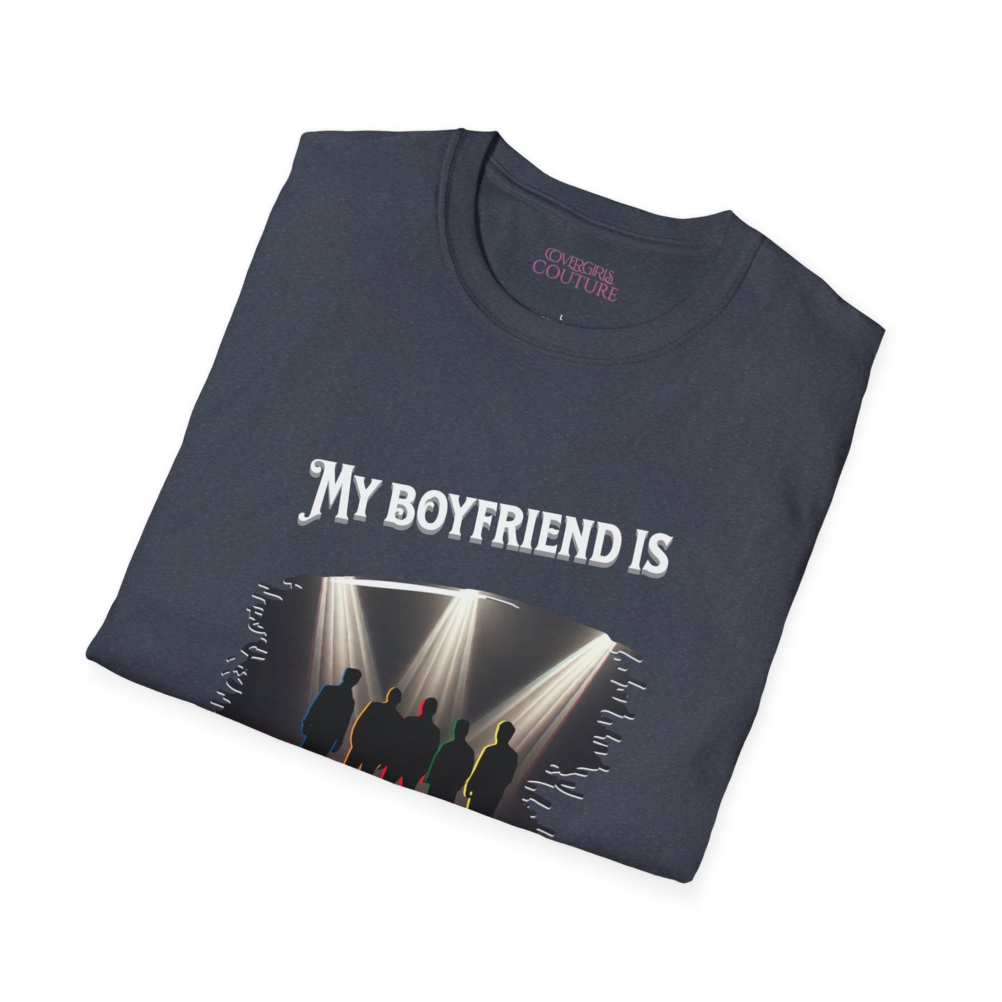Boyfriend Concert T-Shirt, Unisex Softstyle Tee, Concert Apparel, Music Lover Gift, Stage Fan Shirt, Birthday Gift for Her, Casual Wear
