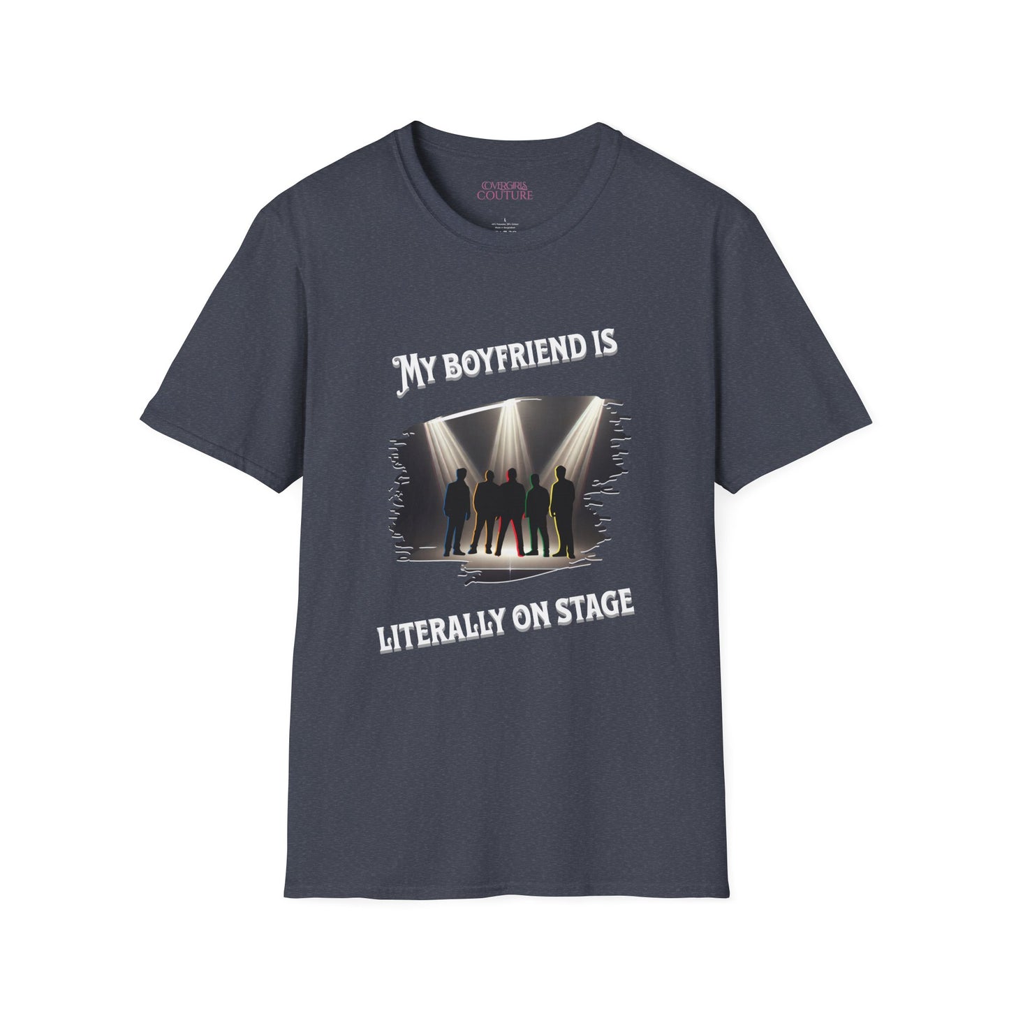Boyfriend Concert T-Shirt, Unisex Softstyle Tee, Concert Apparel, Music Lover Gift, Stage Fan Shirt, Birthday Gift for Her, Casual Wear