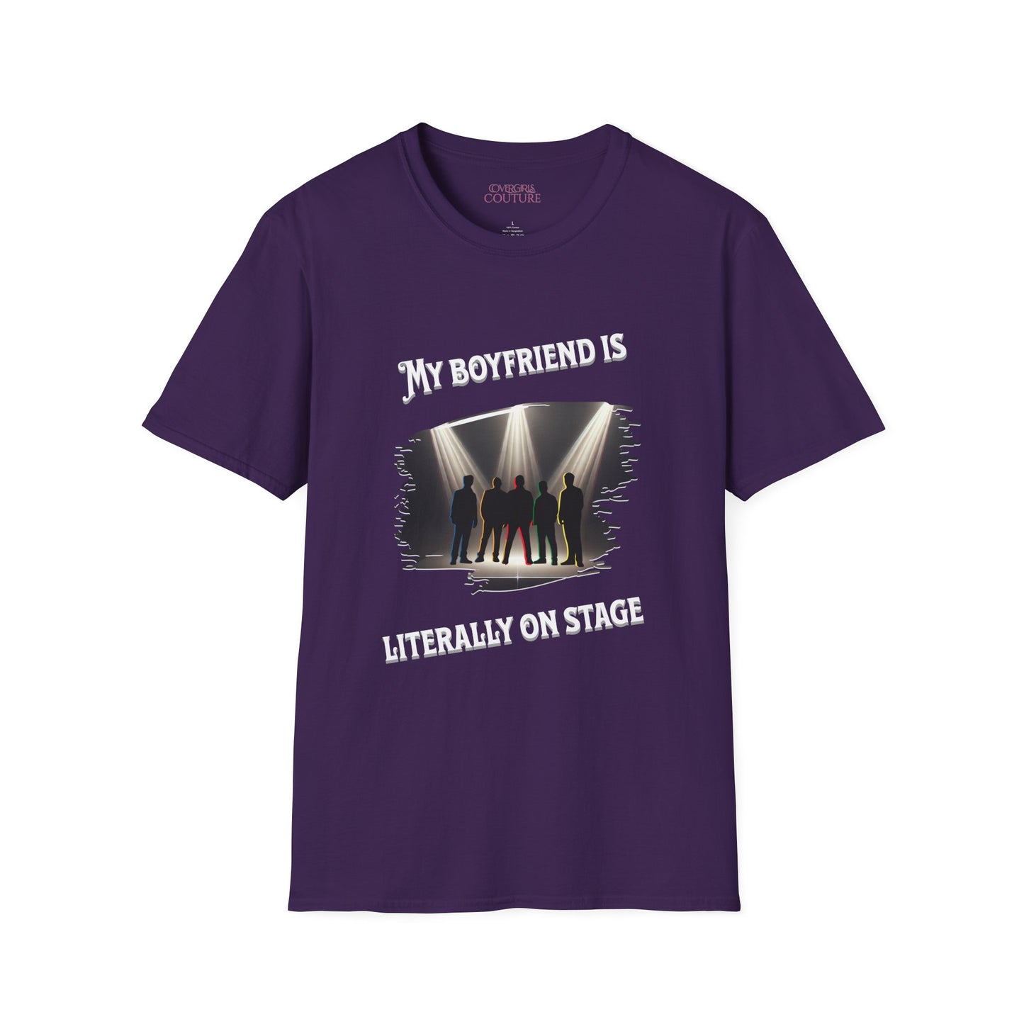 Boyfriend Concert T-Shirt, Unisex Softstyle Tee, Concert Apparel, Music Lover Gift, Stage Fan Shirt, Birthday Gift for Her, Casual Wear