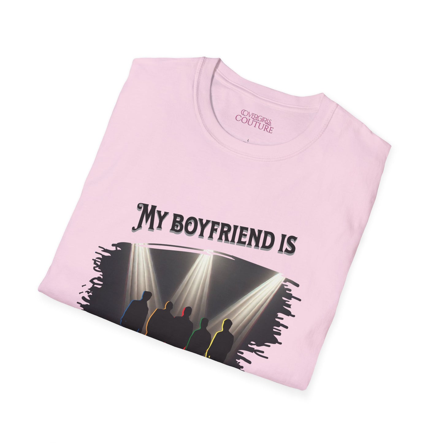 Unisex Softstyle T-Shirt - 'My Boyfriend Is Literally On Stage' Graphic Tee, Concert Fan Shirt, Gift for Music Lovers, Casual Everyday [...]