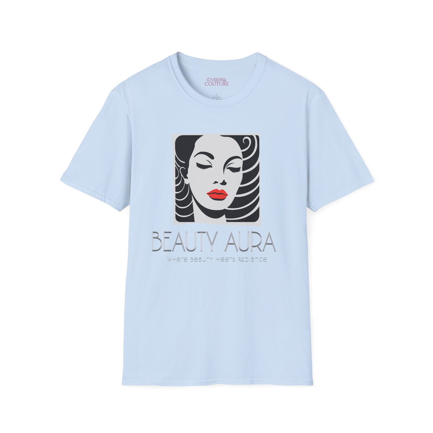 Unisex Softstyle T-Shirt with Beauty Aura Design