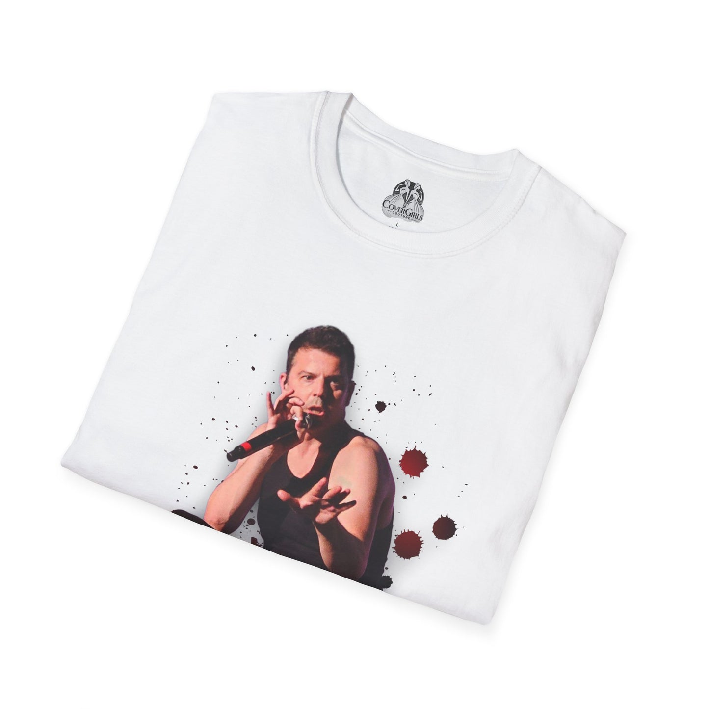 Jordan Splatter White Unisex Softstyle T-Shirt