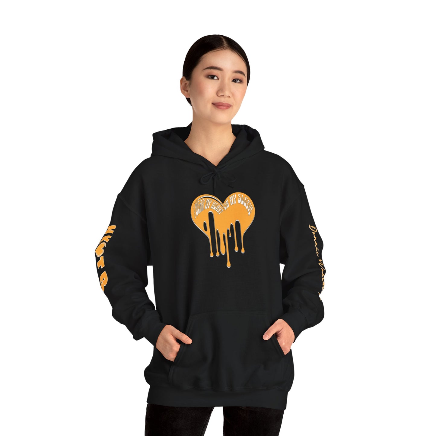 Donnie Heart Unisex Heavy Blend™ Hooded Sweatshirt