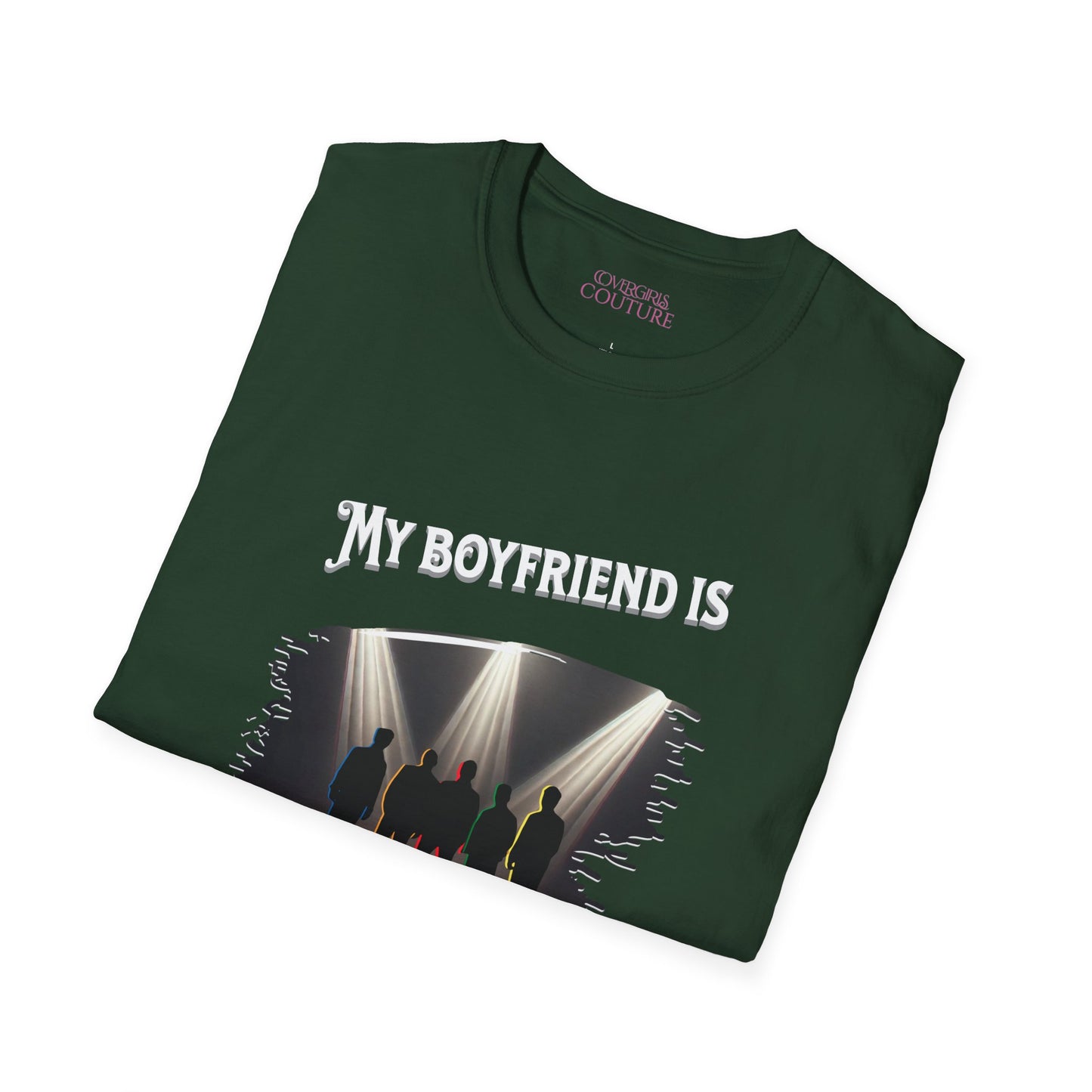 Boyfriend Concert T-Shirt, Unisex Softstyle Tee, Concert Apparel, Music Lover Gift, Stage Fan Shirt, Birthday Gift for Her, Casual Wear