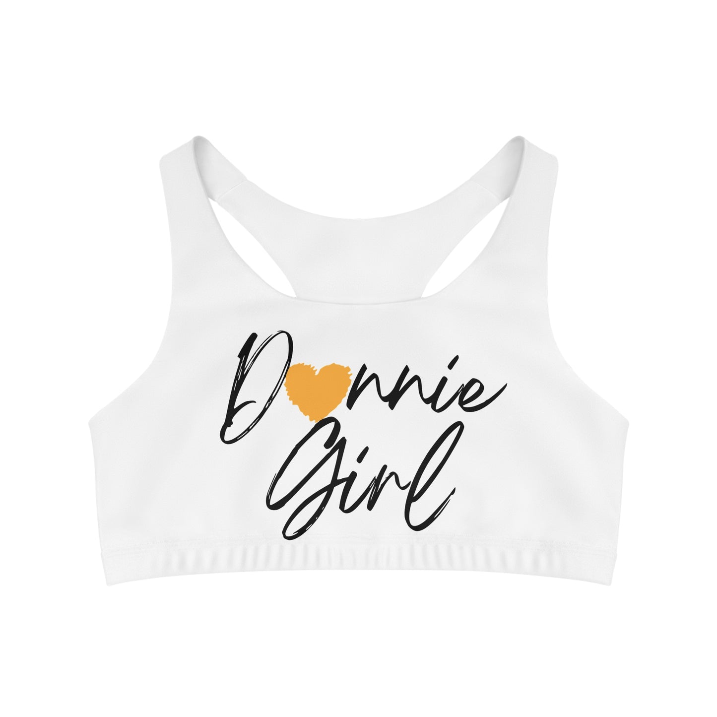 Donnie White Seamless Sports Bra