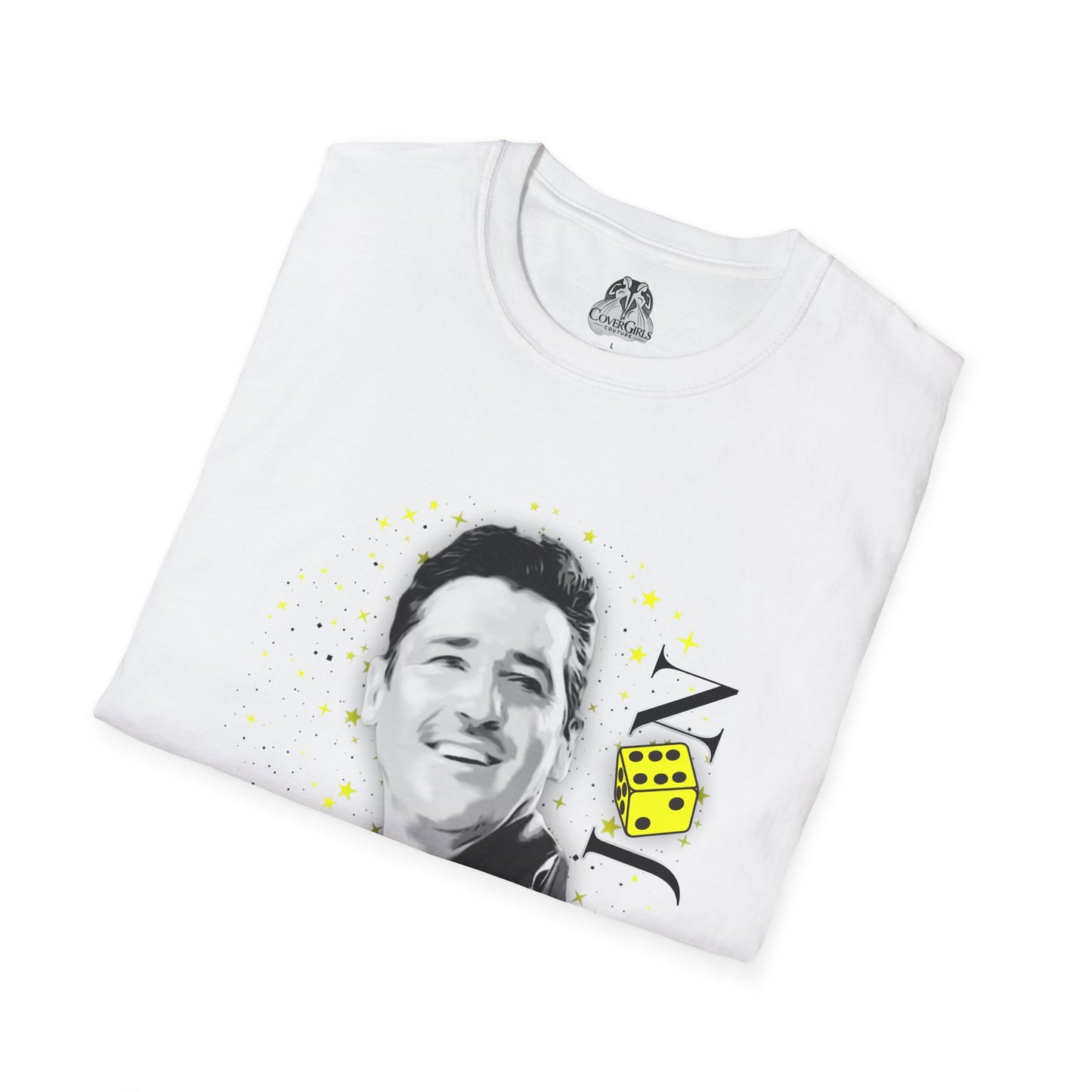 Jon Starburst White Unisex Softstyle T-Shirt